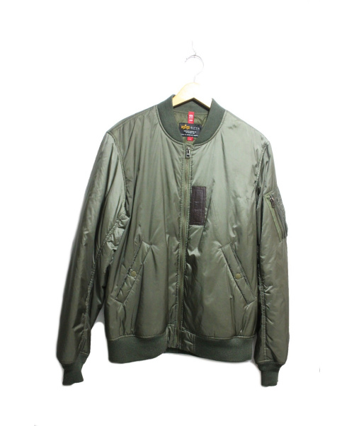 中古 古着通販 Alpha アルファ Ma 1 Hell Primaloft グリーン サイズ L ブランド 古着通販 トレファク公式 Trefac Fashion