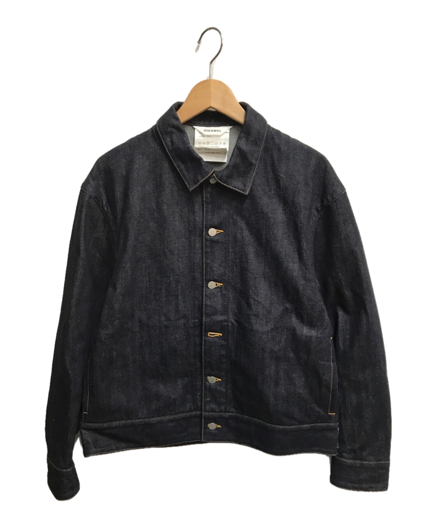 アウトレット 美品 digawel denim jacket navy ディガウェルデニム