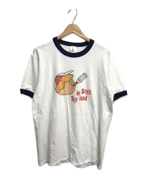 boys in toyland リンガーTシャツ-