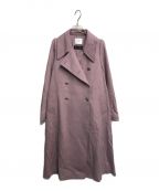 Ameriアメリ）の古着「CHARME FLARE LONG COAT」｜ピンク