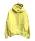 stussy（ステューシー）の古着「FELPA SWIRL APPLIQUE HOOD」｜イエロー