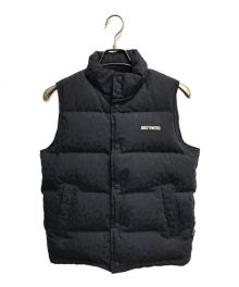 WACKO MARIA（ワコマリア）の古着「LEOPARD DOWN VEST」｜ネイビー