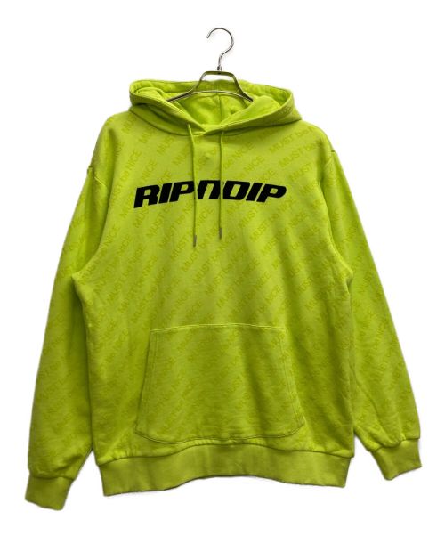 RIPNDIP（リップンディップ）RIPNDIP (リップンディップ) プルオーバーパーカー イエロー サイズ:Mの古着・服飾アイテム