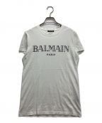 BALMAINバルマン）の古着「プリントTシャツ」｜ホワイト