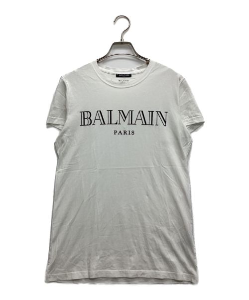 BALMAIN（バルマン）BALMAIN (バルマン) プリントTシャツ ホワイト サイズ:XSの古着・服飾アイテム