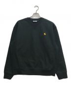 CarHarttカーハート）の古着「AMERICAN SCRIPT SWEATSHIRT」｜グリーン