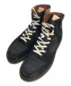 glambグラム）の古着「Denim Basket Shoes」｜ブラック