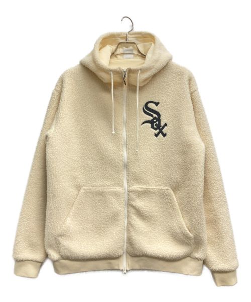 F.C.R.B.（エフシーアールビー）F.C.R.B. (エフシーアールビー) BOA FLEECE BIG STAR HOODIE アイボリー サイズ:Lの古着・服飾アイテム