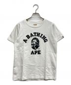 A BATHING APEアベイシングエイプ）の古着「プリントTシャツ」｜ホワイト