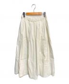 MACKINTOSH LONDONマッキントッシュ ロンドン）の古着「ギャザースカート」｜ホワイト