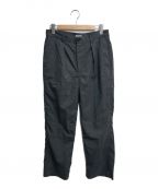 RAKINESラキネス）の古着「Tropical cloth 1tuck pants/トロピカルクロスワンタックパンツ」｜グレー