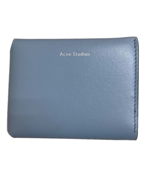 Acne studios（アクネ ストゥディオス）Acne studios (アクネストゥディオス) 3つ折り財布 スカイブルーの古着・服飾アイテム