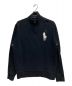 POLO RALPH LAUREN（ポロ・ラルフローレン）の古着「ハーフジップスウェット」｜ブラック