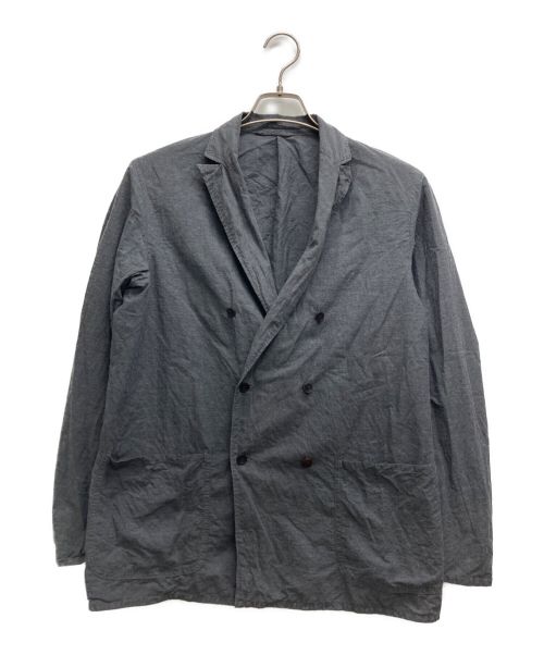 COMOLI（コモリ）COMOLI (コモリ) TYPEWRITER W BREASTED JACKET グレー サイズ:1の古着・服飾アイテム