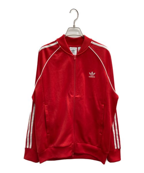 adidas（アディダス）adidas (アディダス) トラックジャケット レッド サイズ:XOの古着・服飾アイテム