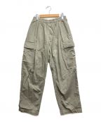 COMFORTABLE REASONコンフォータブルリーズン）の古着「Fatigue Cargo Slacks」｜グリーン