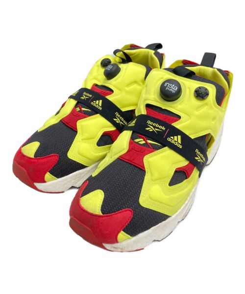 REEBOK（リーボック）REEBOK (リーボック) adidas (アディダス) INSTAPUMP FURY BOOST / インスタ ポンプ フューリー ブースト イエロー×レッド サイズ:28の古着・服飾アイテム