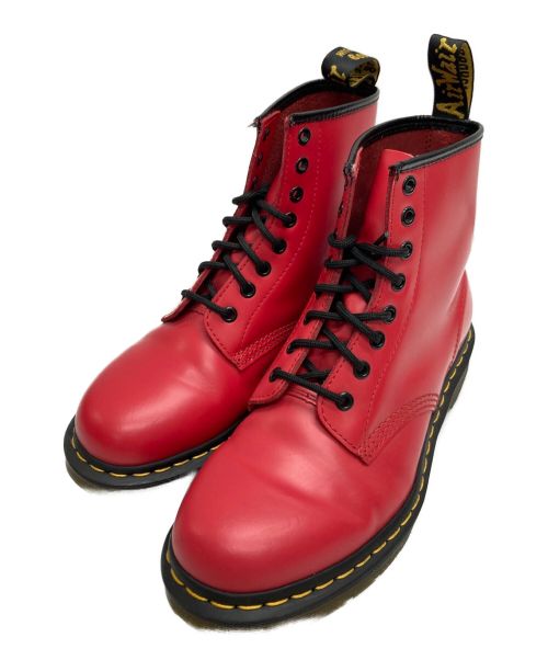 Dr.Martens（ドクターマーチン）Dr.Martens (ドクターマーチン) 8ホールブーツ レッド サイズ:25の古着・服飾アイテム