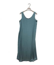 theory（セオリー）の古着「Crushed Satin Maxi Tank DR」｜ブルー