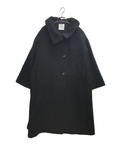 CLANE（クラネ）CLANE (クラネ) ミックスカラーシャギーコート ブラック サイズ:1の古着・服飾アイテム