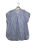 DES PRES (デ プレ) ハイツイステッドローン フレンチスリーブシャツ ブルー サイズ:36：4800円