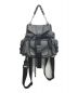 DIESEL（ディーゼル）の古着「MISS-MATCH BACKPACK」｜グレー×ブルー