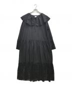 CITYSHOPシティショップ）の古着「BOHEMIAN LACE DRESS」｜ブラック