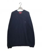 SUPREMEシュプリーム）の古着「Textured Small Box Sweater」｜ネイビー