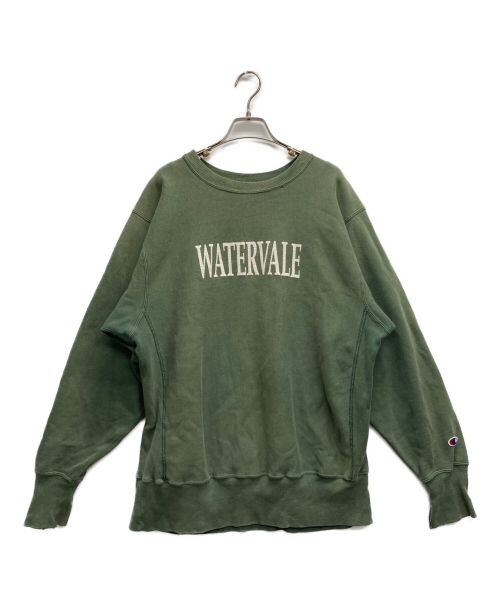 Champion REVERSE WEAVE（チャンピオンリバースウィーブ）Champion REVERSE WEAVE (チャンピオンリバースウィーブ) WATERVALE クルーネックスウェット カーキ サイズ:Lの古着・服飾アイテム