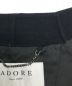 中古・古着 ADORE (アドーア) ノーカラージャケット ブラック サイズ:36：7800円