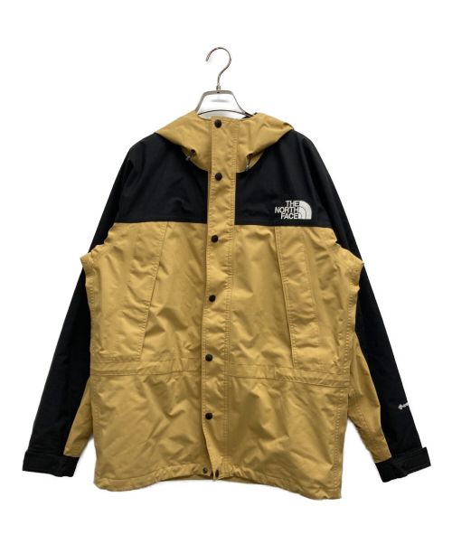 THE NORTH FACE（ザ ノース フェイス）THE NORTH FACE (ザ ノース フェイス) マウンテンライトジャケット ベージュ×ブラック サイズ:Lの古着・服飾アイテム