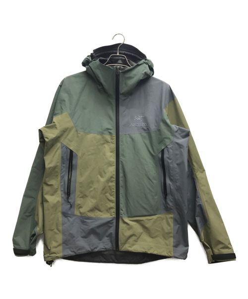 ARC'TERYX（アークテリクス）ARC'TERYX (アークテリクス) BEAMS (ビームス) Beta SL ジャケット グリーン×グレー サイズ:Lの古着・服飾アイテム