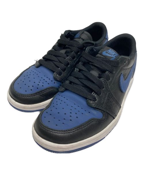 NIKE（ナイキ）NIKE (ナイキ) AIR JORDAN 1 RETRO LOW OG / エアジョーダン1レトロ ブルー×ブラック サイズ:23の古着・服飾アイテム