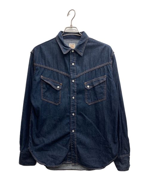 TCB jeans（ティーシービー ジーンズ）TCB jeans (ティーシービー ジーンズ) RANCHMAN shirt DENIM インディゴ サイズ:記載無し（実寸サイズをご参照下さい）の古着・服飾アイテム