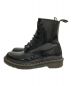 Dr.Martens (ドクターマーチン) エナメル8ホールブーツ ブラック サイズ:22CM：5000円