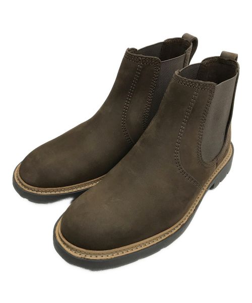 CLARKS（クラークス）CLARKS (クラークス) サイドゴアブーツ ブラウン サイズ:25CMの古着・服飾アイテム