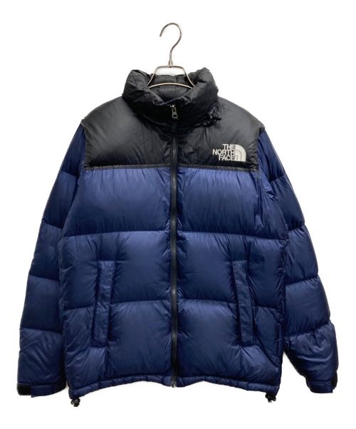 THE NORTH FACE（ザ ノース フェイス）THE NORTH FACE (ザ ノース フェイス) NUPTSE LIGHT JACKET ネイビー×ブラック サイズ:Mの古着・服飾アイテム