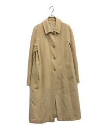 Aquascutum（アクアスキュータム）の古着「カシミヤウールステンカラーコート」｜ベージュ