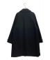 STEVEN ALAN (スティーブンアラン) FLAT MELTON CAMP COLLAR BALMACAAN COAT/フラットメルトンキャンプカラーバルメカーンコート ブラック サイズ:S：15000円