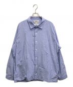 YAECAヤエカ）の古着「COMFORT SHIRT RELAX SQUARE」｜ブルー