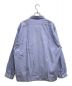 YAECA (ヤエカ) COMFORT SHIRT RELAX SQUARE ブルー サイズ:L：5800円