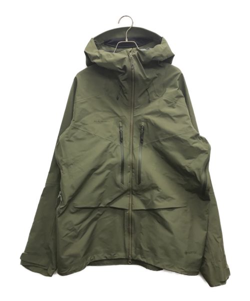 MAMMUT（マムート）MAMMUT (マムート) Teton HS Hooded Jacket AF/テトン フーディドジャケット カーキ サイズ:XLの古着・服飾アイテム