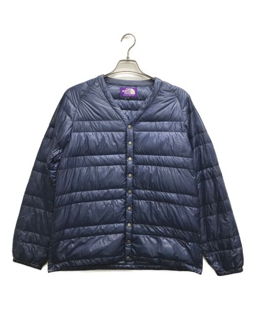 THE NORTHFACE PURPLELABEL（ザ・ノースフェイス パープルレーベル）THE NORTHFACE PURPLELABEL (ザ・ノースフェイス パープルレーベル) 65/35 Down Cardigan ネイビー サイズ:Lの古着・服飾アイテム