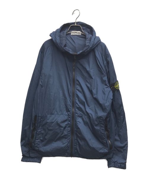 STONE ISLAND（ストーンアイランド）STONE ISLAND (ストーンアイランド) Garment Dyed Crinkle Reps Jacket/ガーメントダイドクリンクルレップスジャケット ブルー サイズ:XLの古着・服飾アイテム