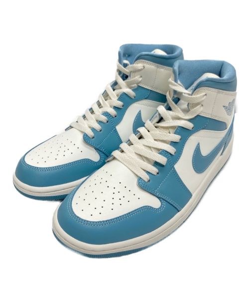 NIKE（ナイキ）NIKE (ナイキ) WMNS Air Jordan 1 Mid ブルー×ホワイト サイズ:29cmの古着・服飾アイテム