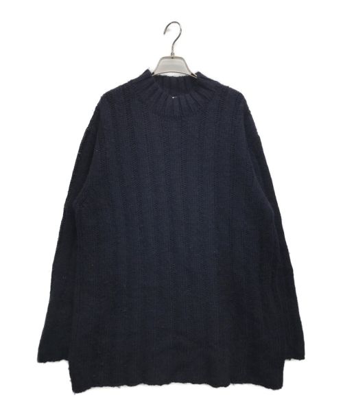 OUR LEGACY（アワーレガシー）OUR LEGACY (アワーレガシー) FUNNEL NECK KNIT ネイビー サイズ:48の古着・服飾アイテム