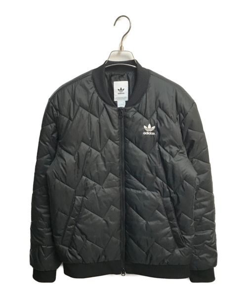 adidas（アディダス）adidas (アディダス) SST QUILTED JACKET/キルテッドジャケット ブラック サイズ:Ｌの古着・服飾アイテム