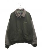 X-LARGEエクストララージ）の古着「WOOL WORK JACKET」｜オリーブ×グレー