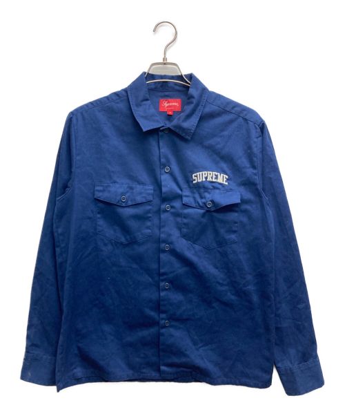 SUPREME（シュプリーム）Supreme (シュプリーム) ARC LOGO WORK SHIRT ネイビー サイズ:Sの古着・服飾アイテム