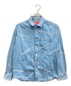 SUPREMEシュプリーム）の古着「Jacquard Denim Shirt」｜インディゴ